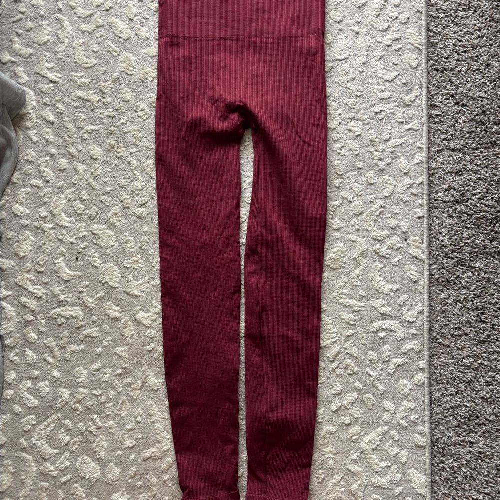 Burgundy Leggings